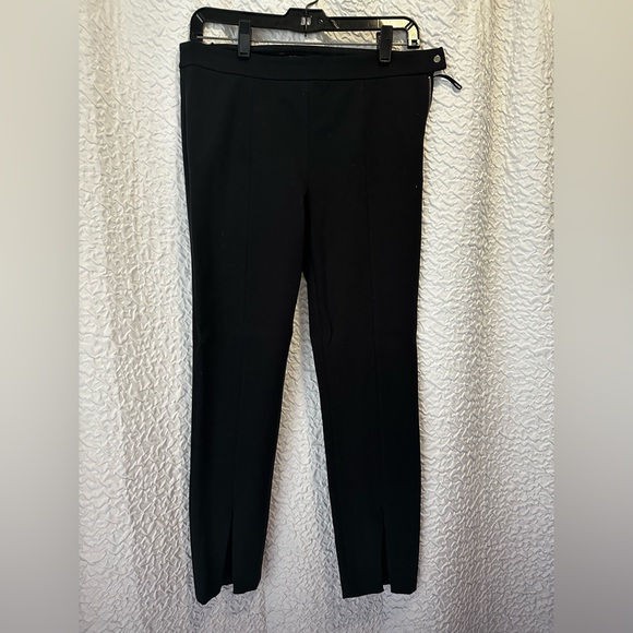 Babaton High-Rise Cigarette Pant w/Split Front Hem. Size 6. Color Black. - Picture 9 of 10